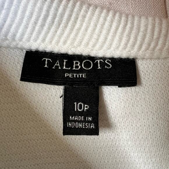 Talbots Blue & White Preppy Nautical Striped Ombre Sheath Dress - 10 Petite - Picture 5 of 10